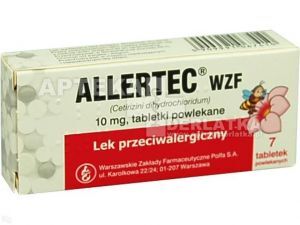 Allertec WZF 10 mg 7 tabl.