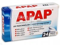 Apap 500 mg 24 tabletki powlekane