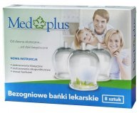 MEDPLUS Bezogniowe bańki lekarskie 8 sztuk