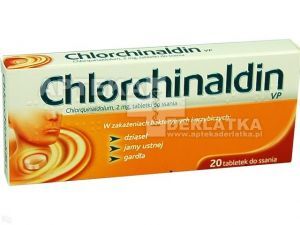 Chlorchinaldin 2mg 20 tabl. do ssania