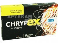 Chrypex pastylki na chrypę smak cytrynowy 30 kaps