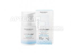 DERMEDIC HYDRAIN 3 Hialuro naprawczy krem przeciwzmarszczkowy na noc 55 ml