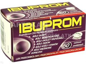 Ibuprom tabletki powlekane 200 mg 50 szt.