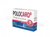 Polocard 75 mg x 60 tabletek dojelitowych powlekanych