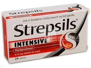 Strepsils Intensive 24 tabl. do ssania