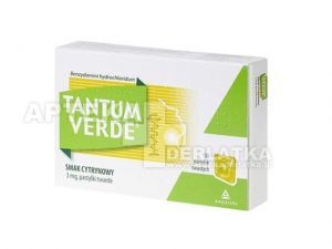 Tantum Verde smak cytrynowy 30 pastyl.
