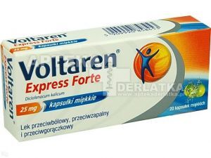 Voltaren Express Forte 25 mg 20 kapsułek