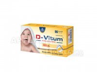 D-Vitum witamina D dla niemowląt 400 j.m. x 96 kapsułek TWIST-OFF