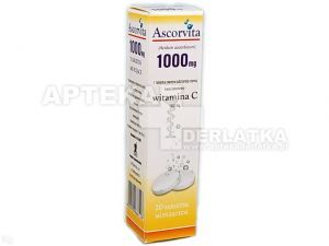 Ascorvita 1000 mg x 20 tabletek musujących