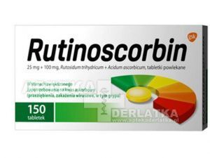 Rutinoscorbin (0,1g+0,025g) x 150 tabletek