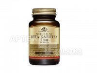 SOLGAR Beta Karoten Naturalny 7 mg x 60 kaps.