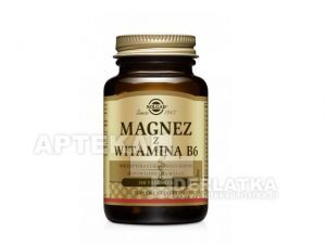 SOLGAR Magnez z witaminą B6 x 100 tabl.