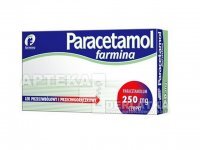 Paracetamol  250 mg x 10 czopków Farmina