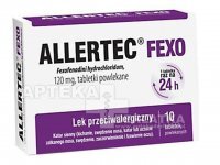 Allertec Fexo 120 mg x 10 tabl. data ważności: 31.05.2023r.