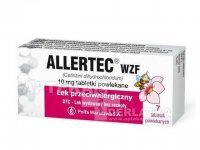 Allertec WZF 10 mg x 10 tabl.