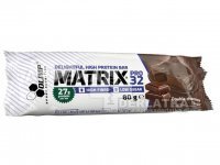 Olimp Baton Matrix Pro 32 Podwójna czekolada 80 g data ważności: 12.06.2024r.
