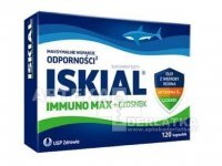 Iskial Immuno Max+Czosnek, Olej z wątroby rekina x 120 kaps.